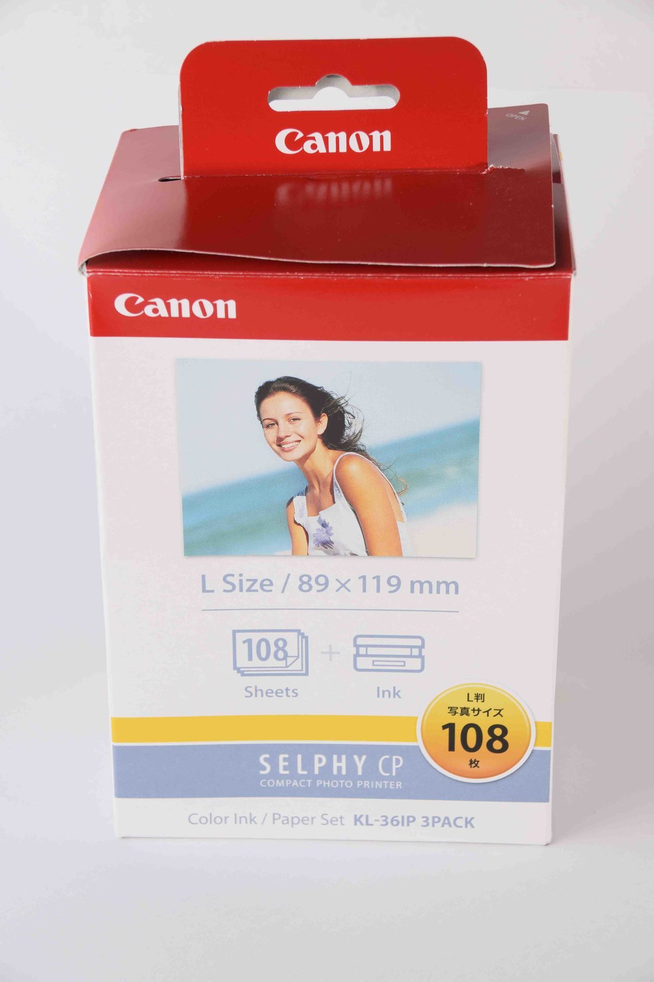 CANON カラーインク ペーパーセット 3P Lサイズ KL-36IP - 通販